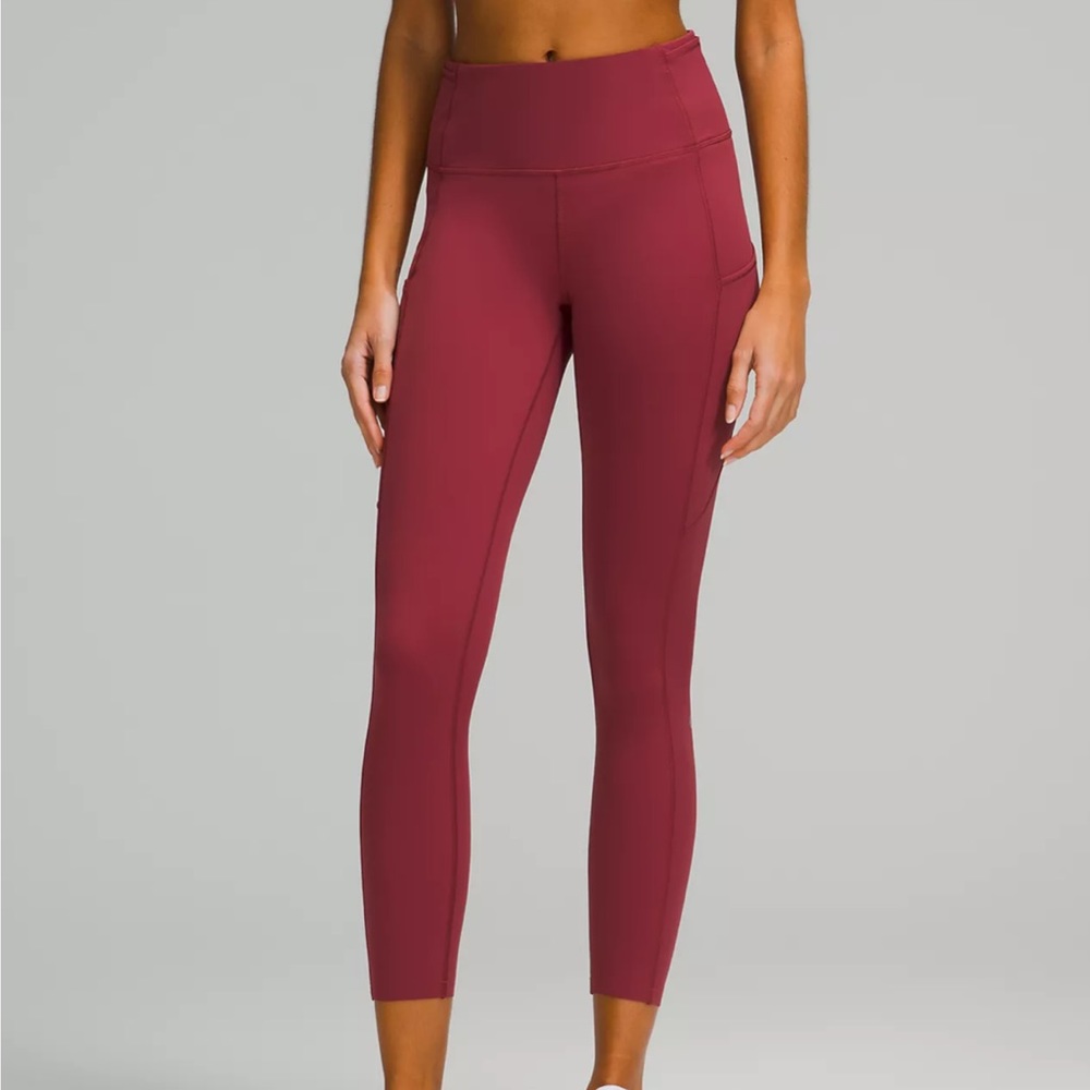 Lululemon Fast and Free High-Rise Tight Leggings - Mulled Wine